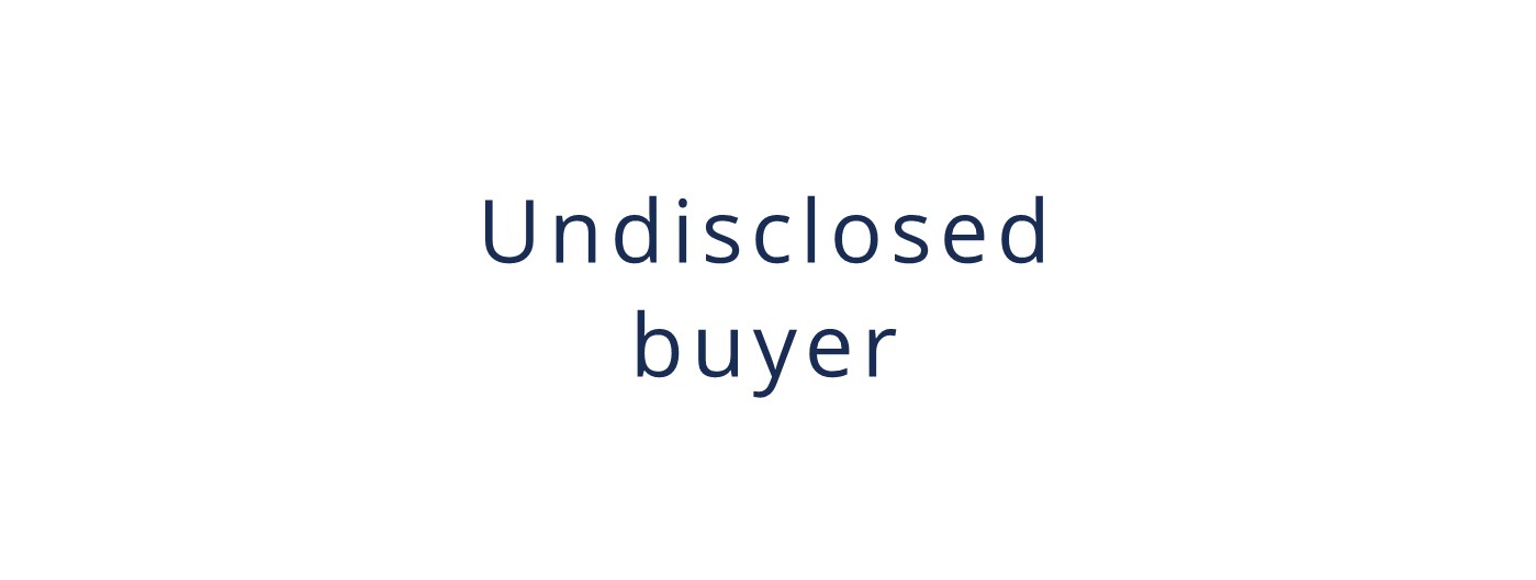 undisclosed buyer